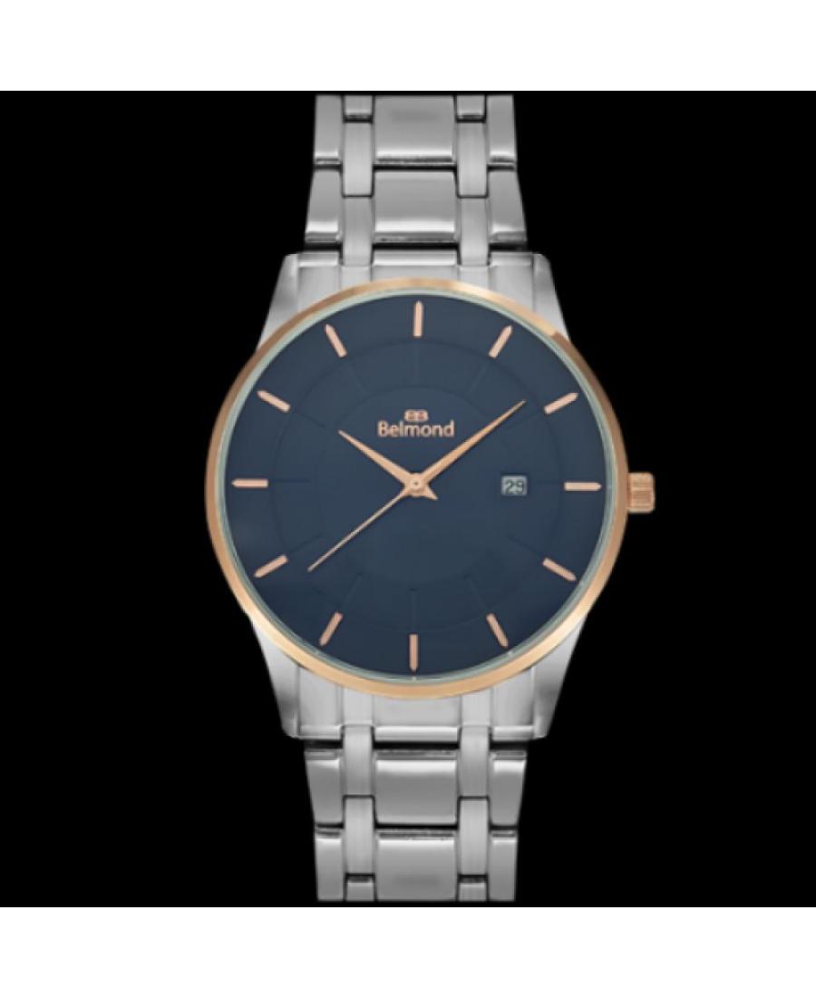 Men Classic Quartz Watch Belmond KNG470.590 Blue Dial