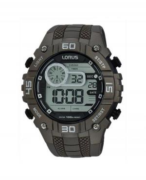 Men Sports Japan Quartz Digital Watch Timer LORUS R2359LX-9 Grey Dial 49mm