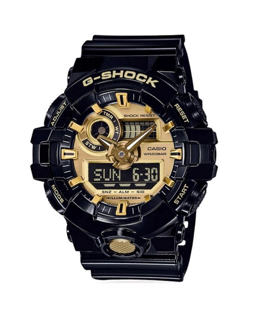 Men Japan Sports Functional Quartz Watch Casio GA-710GB-1AER G-Shock Golden Dial