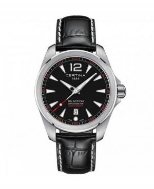 Men Swiss Fashion Quartz Watch Certina C032.851.16.057.01 Black Dial