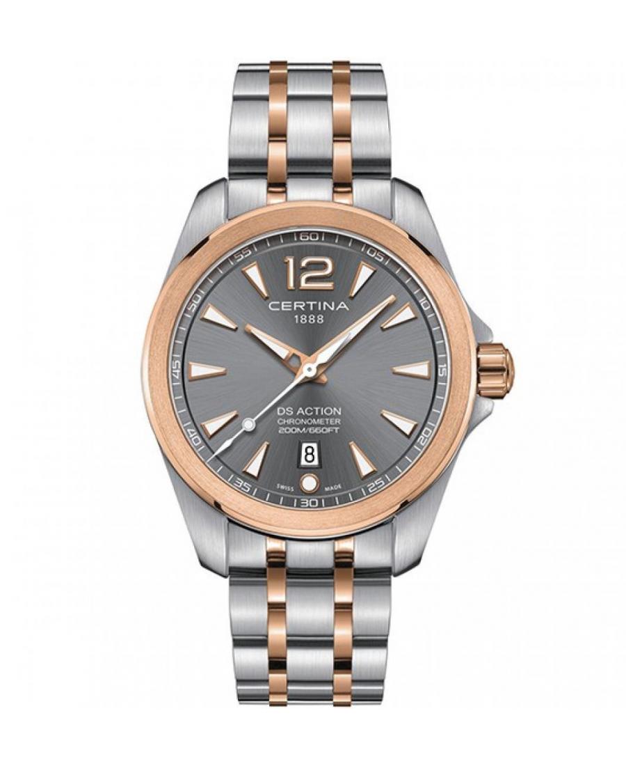 Men Swiss Fashion Quartz Watch Certina C032.851.22.087.00 Grey Dial