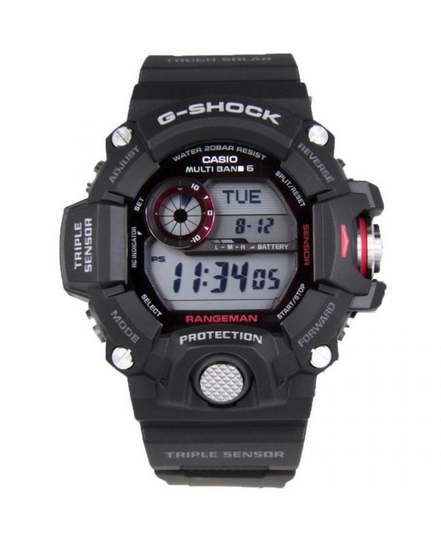 Mężczyźni sportowy Diver Japonia bateria słoneczna cyfrowe Zegarek Timer CASIO GW-9400-1ER G-Shock Czarny Dial 55mm