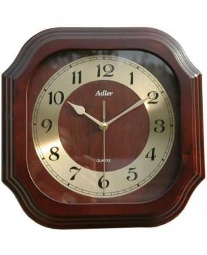 ADLER 21149W Wall Clocks Quartz Glass Walnut