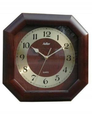 ADLER 21148W Wall Clocks Quartz Glass Walnut