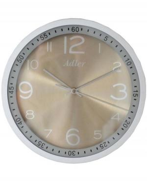 ADLER 30148GR Quartz Wall Clock Plastic Gray