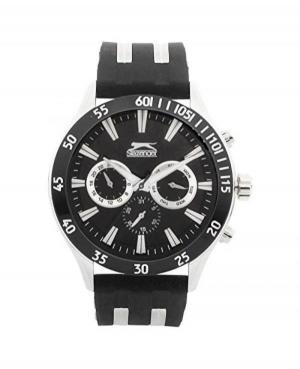 Men Fashion Quartz Watch SLAZENGER SL.9.6076.2.01 Black Dial 48mm