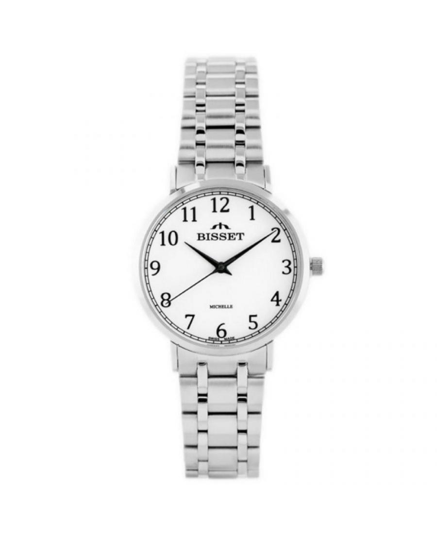 Kobiety Szwajcar klasyczny kwarcowy Zegarek Bisset BSBE70SAWX03BX Biały Wybierz