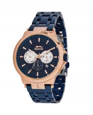 Men Fashion Quartz Watch SLAZENGER SL.9.6066.2.02 Blue Dial 45mm