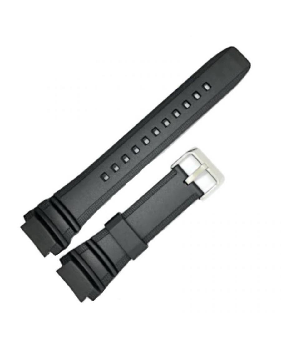 Watch Strap CASIO 10347967 Plastic / Rubber czarny Tworzywo sztuczne/guma Czarny 32 mm