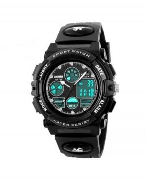 Men Sports Quartz Digital Watch Alarm SKMEI 1163 BK Black Dial 45mm