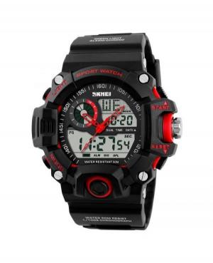 Men Sports Quartz Digital Watch Alarm SKMEI 1029 RED Multicolor Dial 55mm