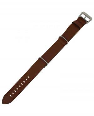 Watch Strap Diloy 385.22.8 Brown 22 mm