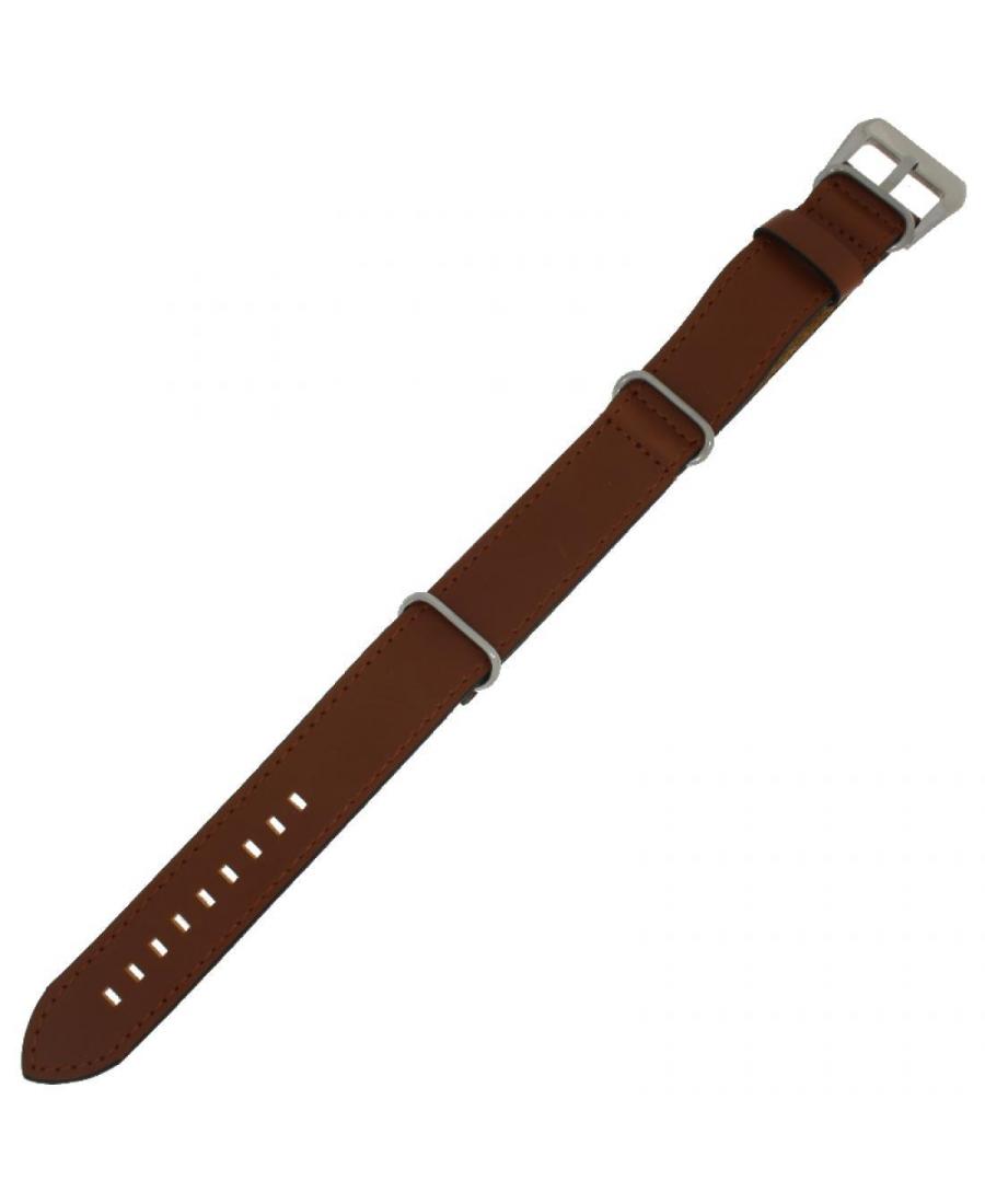 Watch Strap Diloy 385.22.8 Brown 22 mm