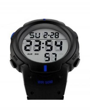 Men Sports Functional Quartz Digital Watch Alarm SKMEI 1068 BU Black Dial 66mm