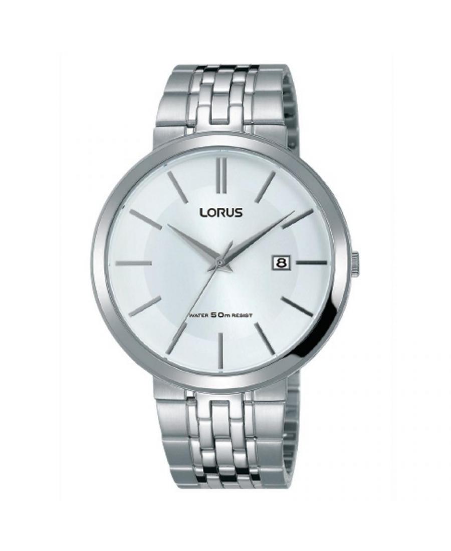 Mężczyźni klasyczny kwarcowy analogowe Zegarek LORUS RH921JX-9 Biały Dial 40mm