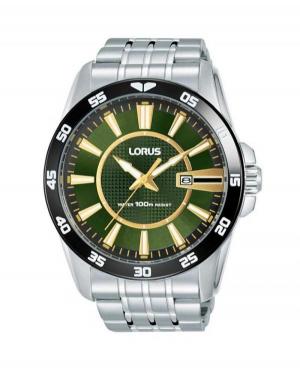 Mężczyźni klasyczny kwarcowy analogowe Zegarek LORUS RH967HX-9 Zielony Dial 45mm