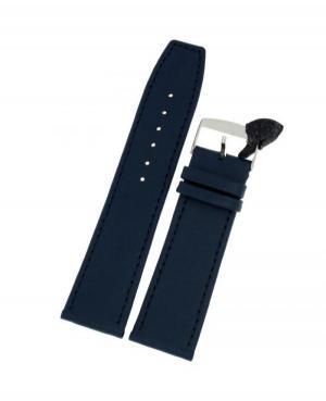 Watch Strap Diloy 366.24.5 Blue 24 mm