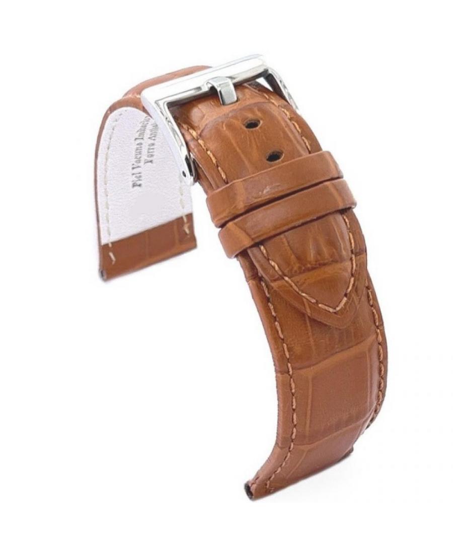 Watch Strap Diloy 368.03.22 Brown 22 mm