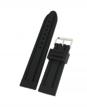 Watch Strap Diloy S253EA.01.26 Silicone Black 26 mm