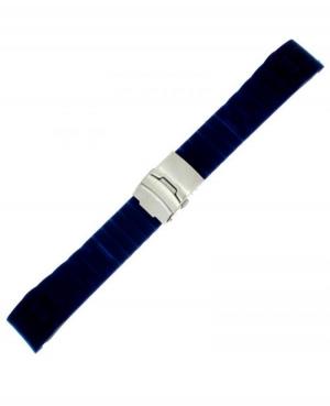 Watch Strap Diloy SBR23.20.5 Silicone Blue 20 mm