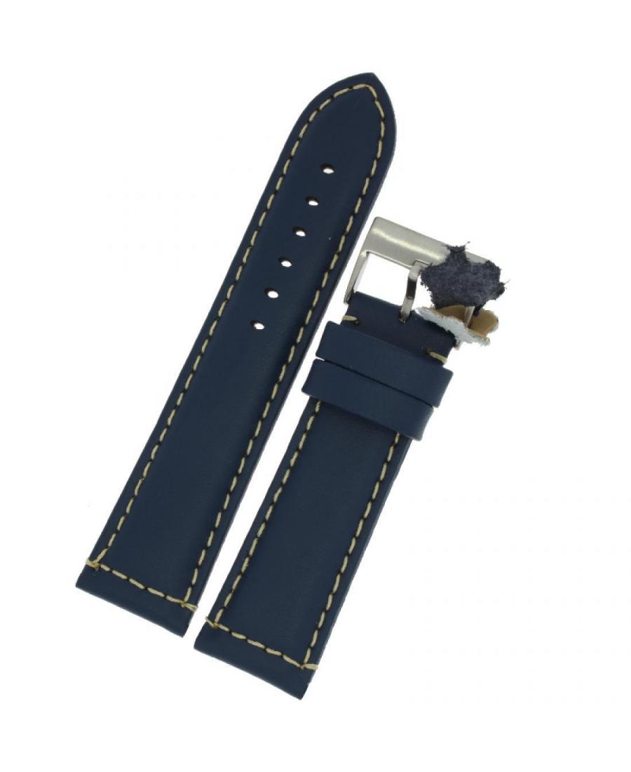 Watch Strap Diloy P354.24.5 Blue 24 mm