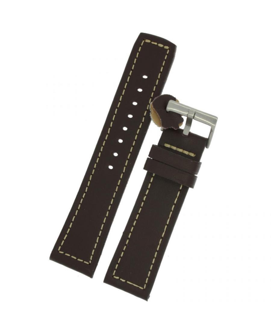 Watch Strap Diloy P353.24.2 Brown 24 mm