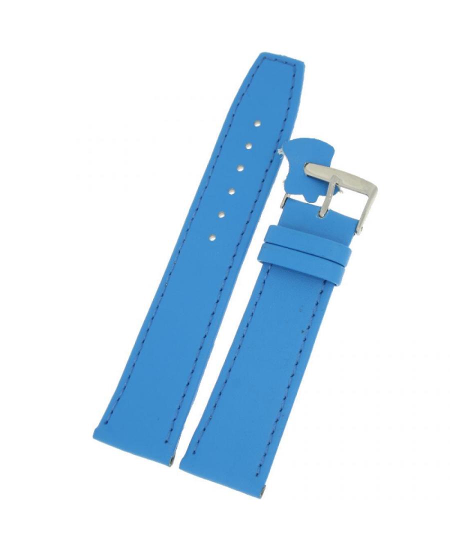 Watch Strap Diloy 366.22.19 Blue 22 mm