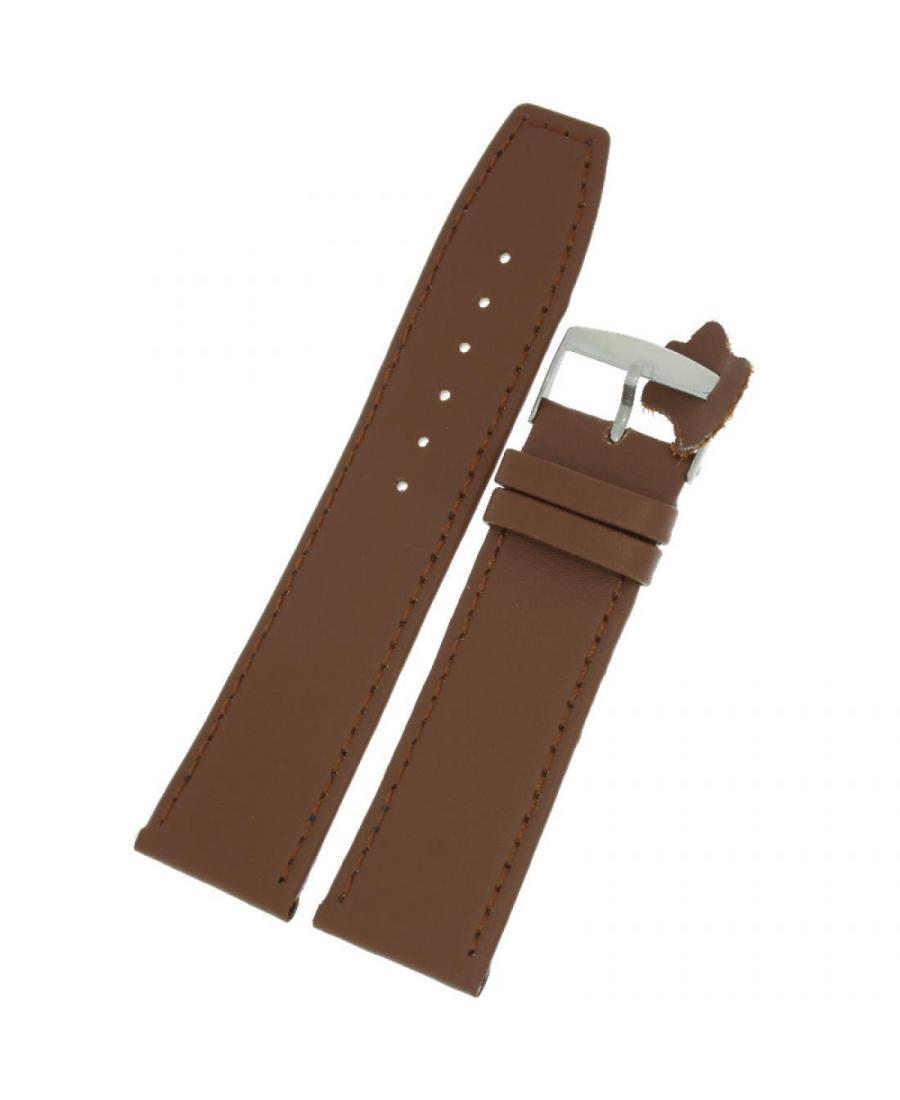 Watch Strap Diloy 366.24.8 Brown 24 mm
