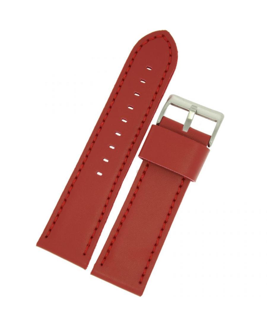 Watch Strap Diloy 415.06.26 Red 26 mm