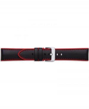 Watch Strap CONDOR Lined Calf 345R.01.24.W Silicone czarny Silikon Czarny 24 mm