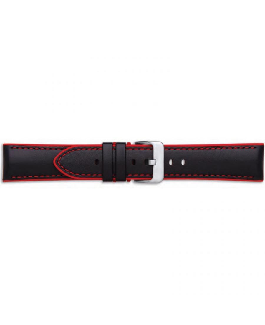 Watch Strap CONDOR Lined Calf 345R.01.24.W Silicone czarny Silikon Czarny 24 mm
