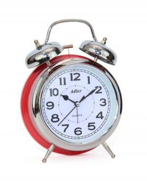 ADLER 40133S-R alarm clock Aluminum frame Aluminiowa rama Metal Czerwony