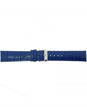 Watch Strap CONDOR Croco Grain 285R.05.20.W Blue 20 mm