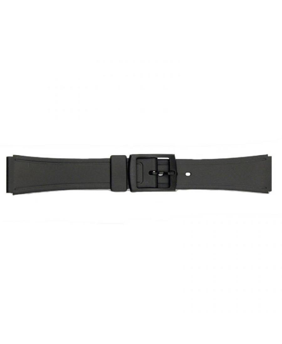 Watch Strap CONDOR P88.01.18.B Plastic / Rubber czarny Tworzywo sztuczne/guma Czarny 20 mm