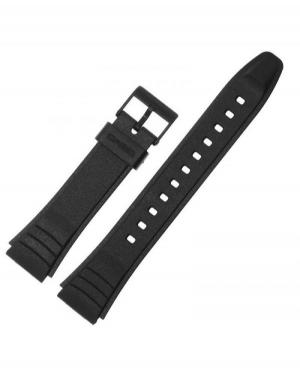 Watch Strap CASIO 10160334 Plastic / Rubber czarny Tworzywo sztuczne/guma Czarny 19 mm