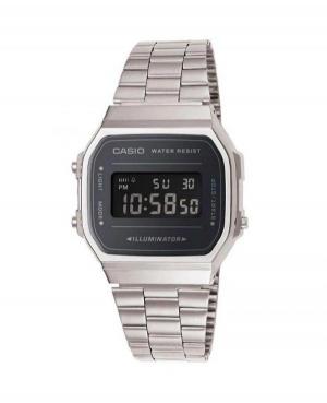 Men Classic Japan Quartz Digital Watch Alarm CASIO A168WEM-1EF Brown Dial 36mm