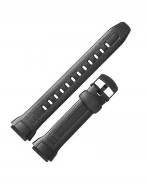 Watch Strap CASIO 10300101 Plastic / Rubber czarny Tworzywo sztuczne/guma Czarny 23 mm