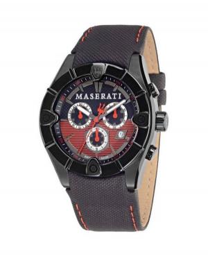 Men Classic Quartz Analog Watch Chronograph MASERATI R8871611002 Black Dial 51mm