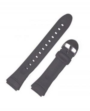 Watch Strap CASIO 10033816 Plastic / Rubber czarny Tworzywo sztuczne/guma Czarny 22 mm