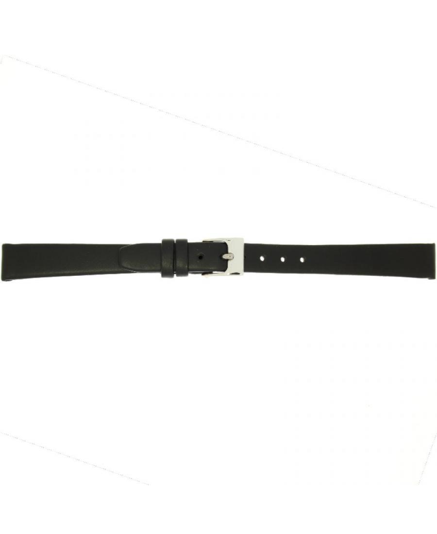 Watch Strap CONDOR Smooth Calf Strap 350R.01.16.W Skóra czarny Skórzany Czarny 16 mm