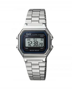Men Japan Quartz Digital Watch Alarm Q&Q M173J001Y Black Dial 34mm