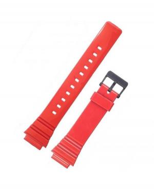 Ремешок для часов CASIO 10460283 Пластик / Резина Красный 24 мм