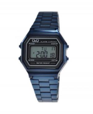 Men Japan Quartz Digital Watch Alarm Q&Q M173J007Y Black Dial 34mm