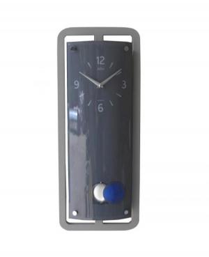 ADLER 20247DRK/GR Quartz Wall Clock Glass Gray