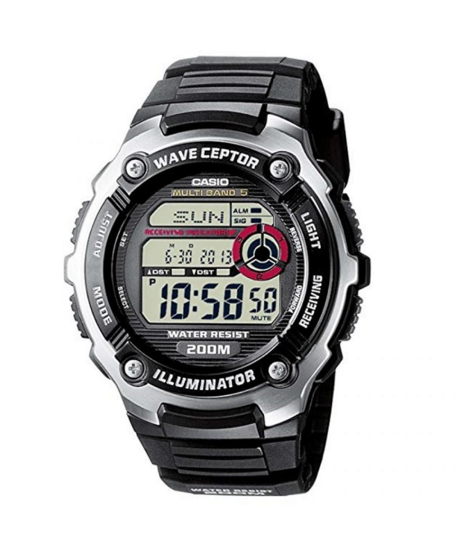 Mężczyźni sportowy Funkcjonalny Japonia kwarcowy cyfrowe Zegarek Timer CASIO WV-200E-1AVEF Szary Dial 52mm