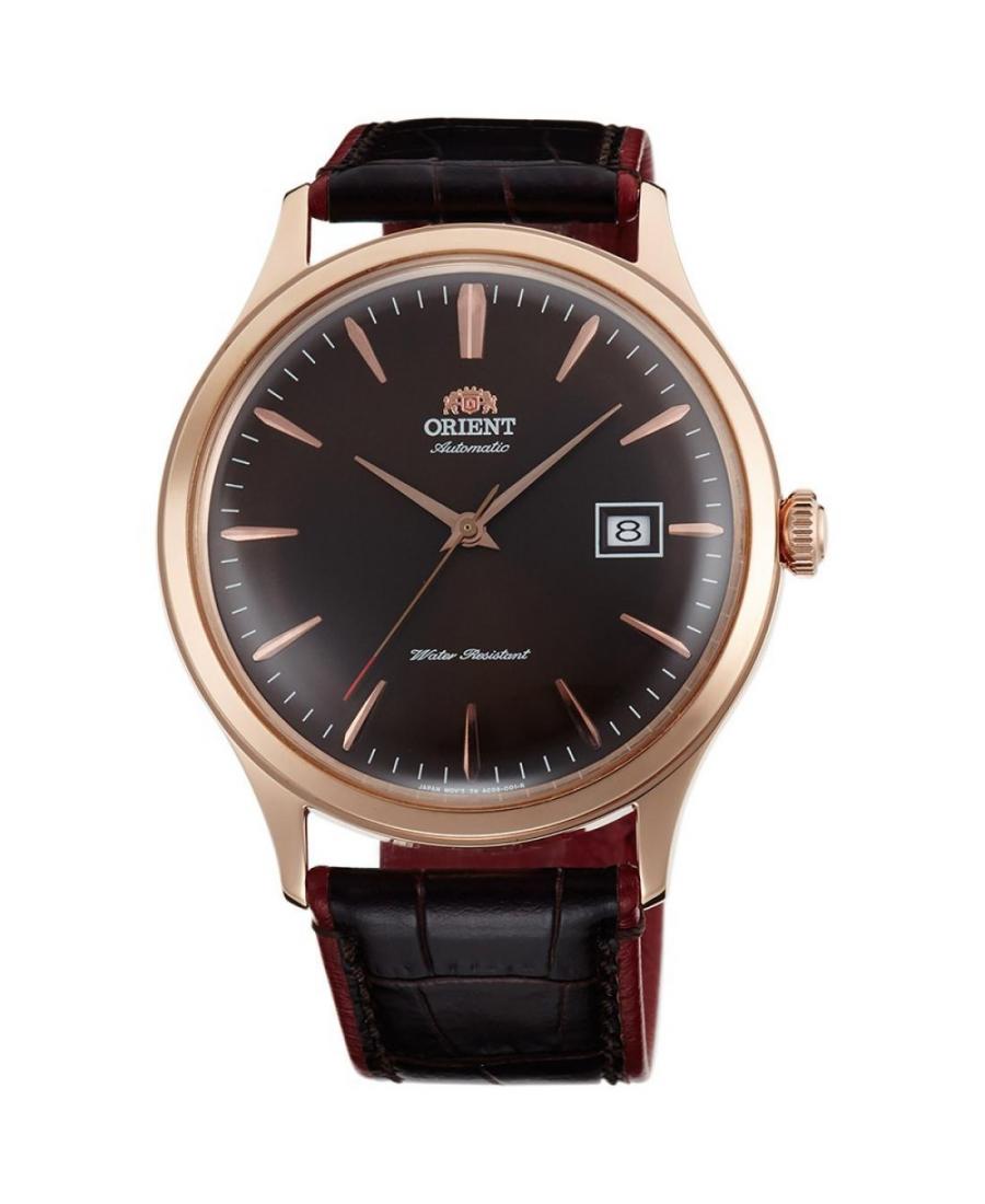 Men Japan Automatic Analog Watch ORIENT FAC08001T0 Brown Dial 40.5mm