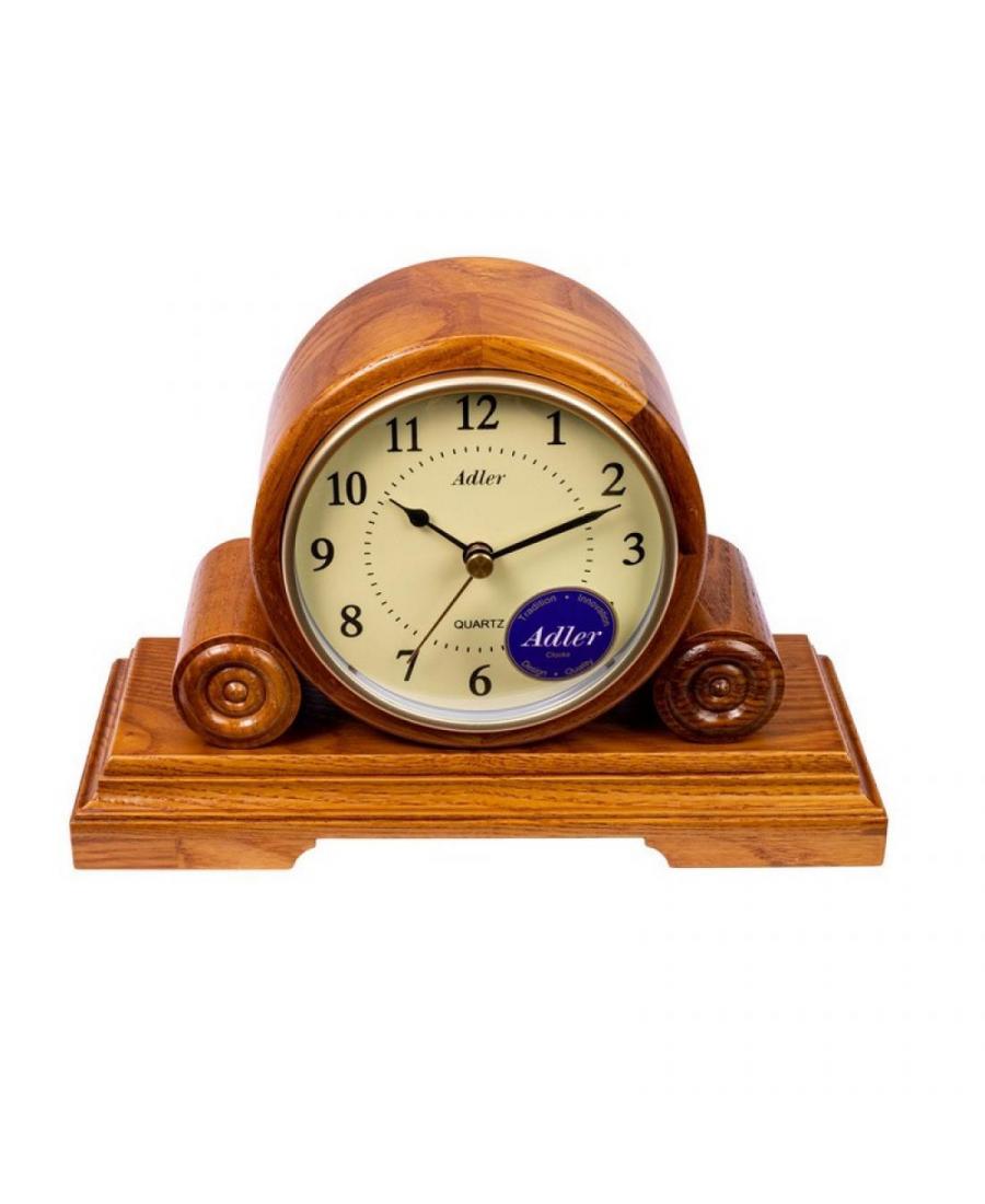 ADLER 22140O Table clock quartz Wood Oak