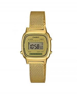 Women Functional Japan Quartz Digital Watch Alarm CASIO LA670WEMY-9EF Yellow Dial 25mm