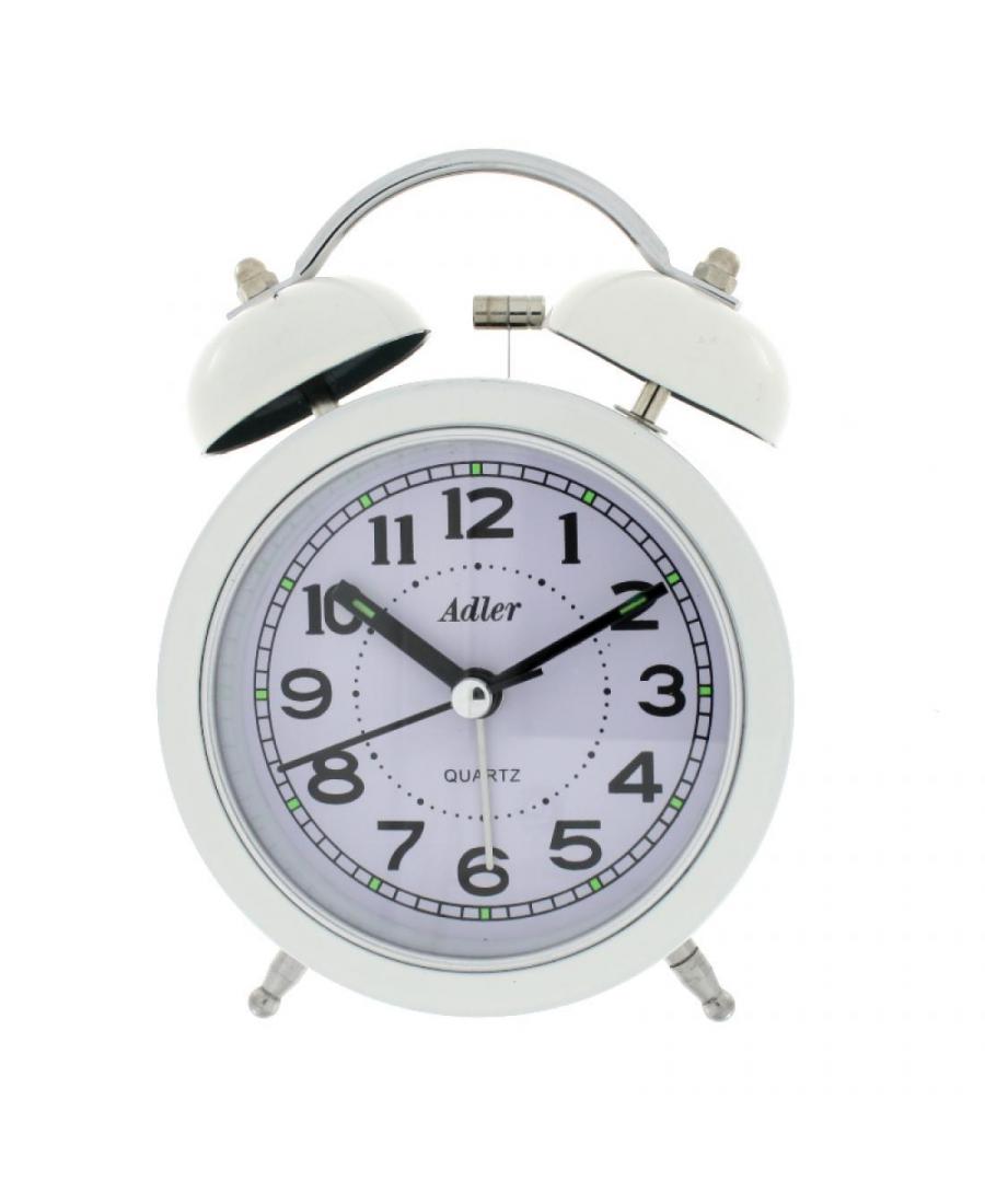 ADLER 40130W alarm clock Metal White