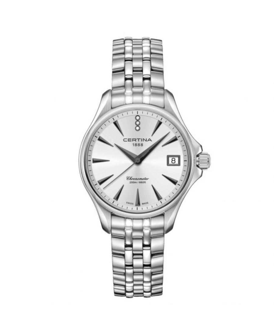 Women Swiss Fashion Quartz Watch Certina C032.051.11.036.00 Silver Dial